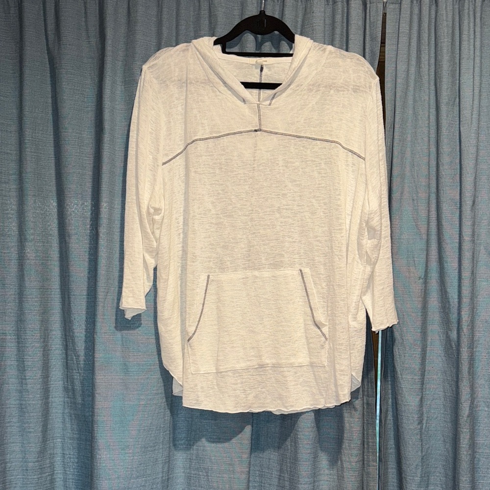 Maurices White Hooded Swim Coverup
